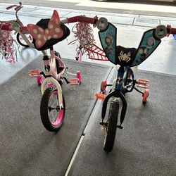 Toddler Bikes with training wheels