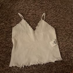 White crop top