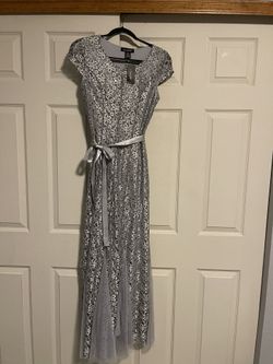 Beautiful Gray & Silver Dress - New 