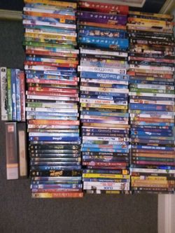 DVD's and Blu-ray movies (200)