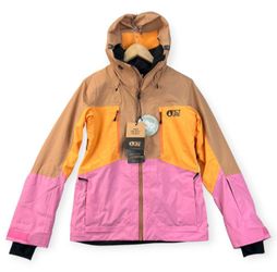 New Picture Organic Womens Snow Jacket Fresya Cashmere Rose Sz XS 20k Waterproof