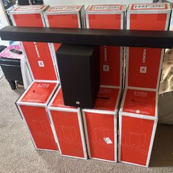 JBL CINEMA SB595 3.1.2ch • DOLBY ATMOS SOUNDBAR SYSTEM • 590W Peak Power • Wireless Subwoofer • Bluetooth  • Home Theater