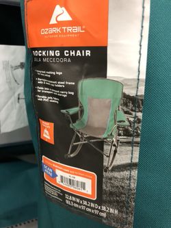 NEW Ozark trail rocking chair for Sale in Sacramento CA OfferUp