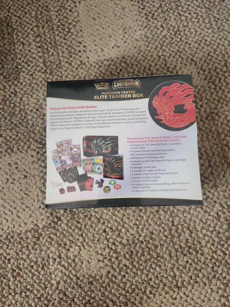 SWSH11 Lost Origins Pokemon Center ETB for Sale in Moreno Valley, CA - OfferUp SWSH11 Lost Origins Pokemon Center ETB for Sale in Moreno Valley, CA - OfferUp