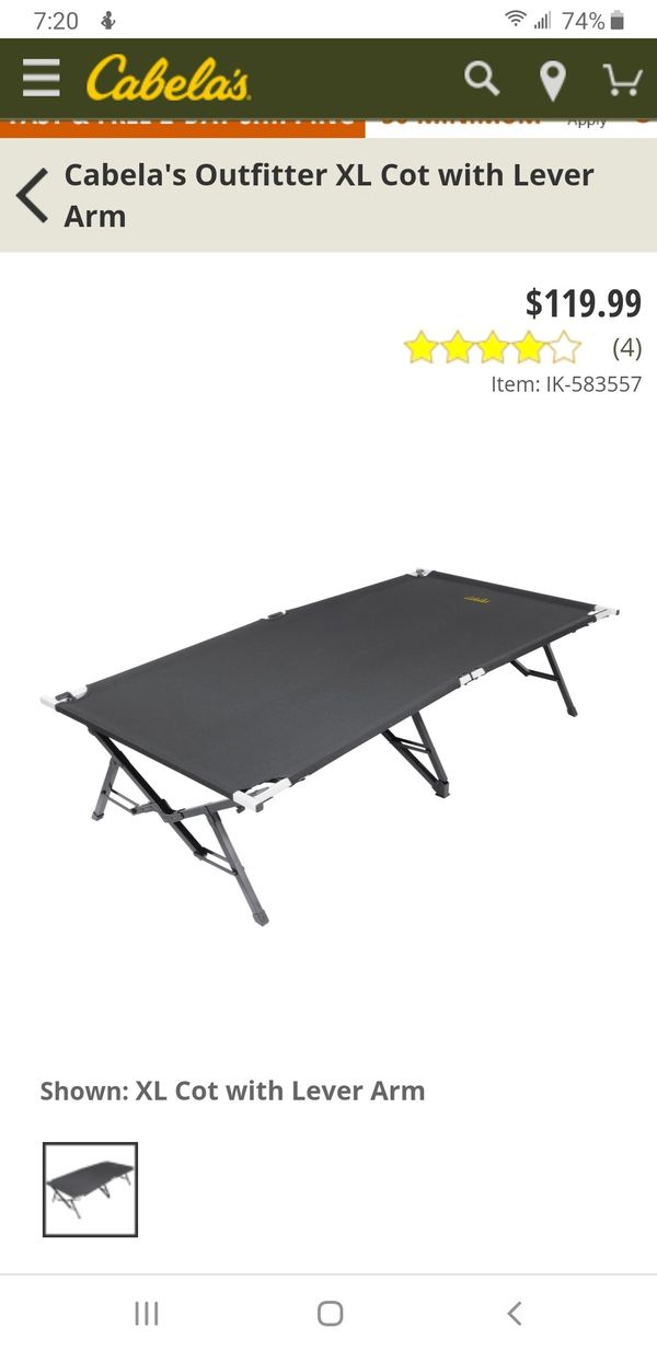XL Cabelas Cot.! Hunting for Sale in BETHEL, WA OfferUp
