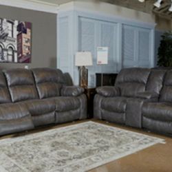 New Ashley Furniture Dunwell 2pc Power Reclining Sofa And Loveseat Tax Included Delivery Available 