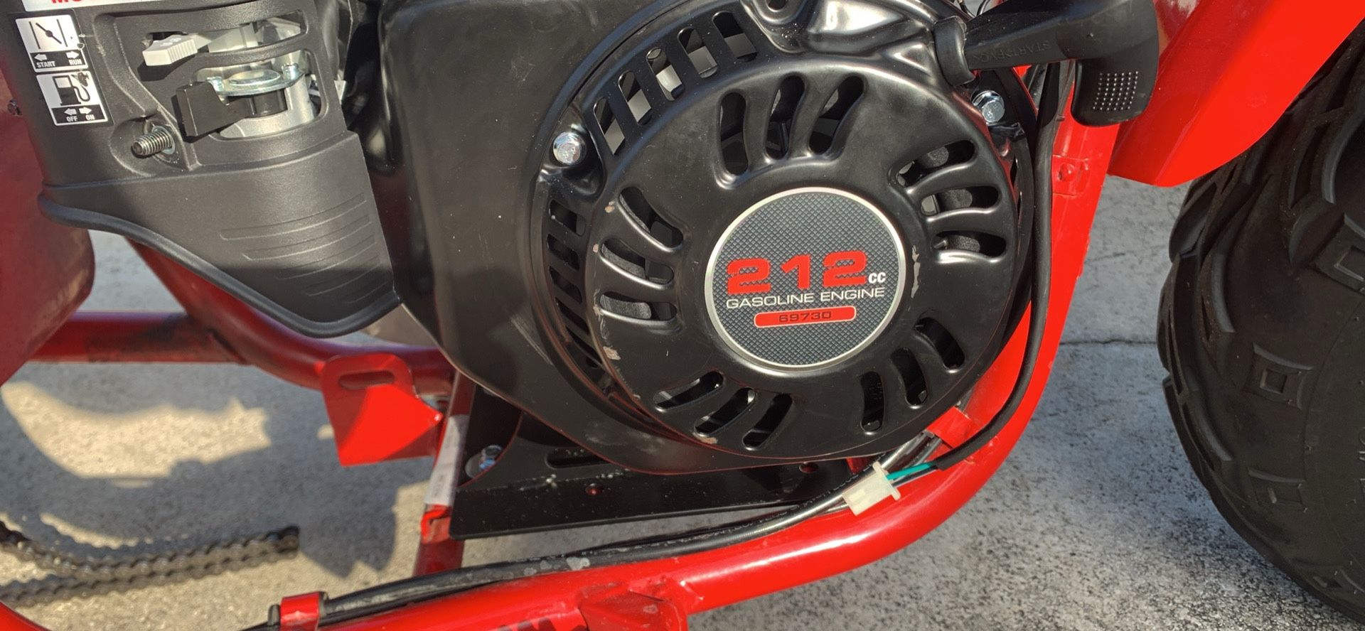 B200R Coleman Project Mini Bike