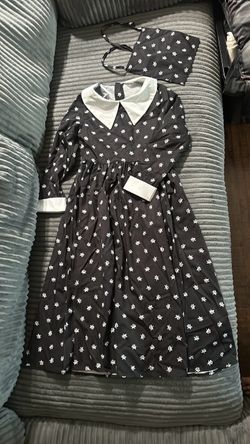 Wednesday Addams Girl Costume size 8Y