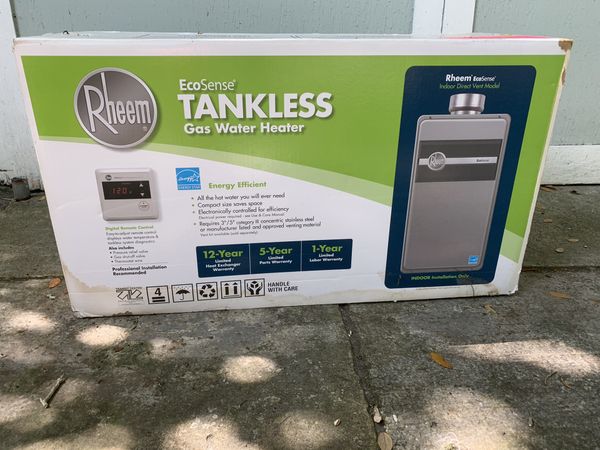 rheem ecosense tankless water heater