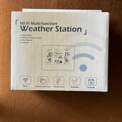 Heyaxa Wi-Fi Multi-Function Indoor Outdoor Weather Station LED Light 