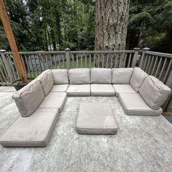 Sunbrella Grey Outdoor Patio Cushions