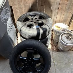 Black Stock Rims 
