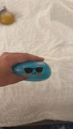 RMS blue seashell stuffed glitter dumpling😍