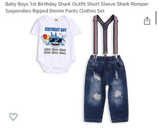 Baby shark Birthday outfit