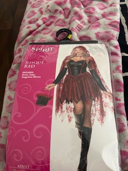 Spirit Halloween Costume RISQUÉ RED