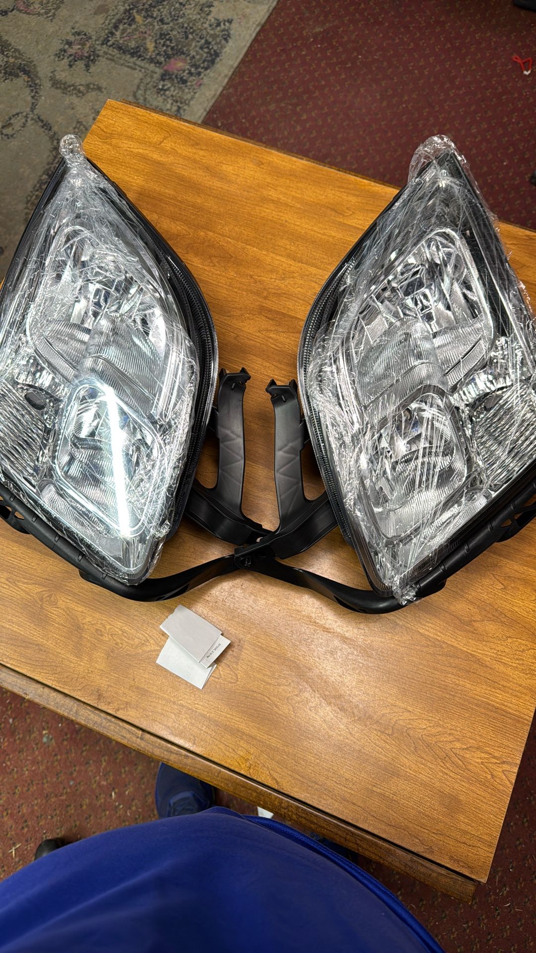 Pair Of Headlights For A Ford Fusion