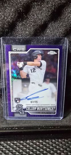 2026 Topps Chrome LogoFractor Colson Montgomery RC Auto /75