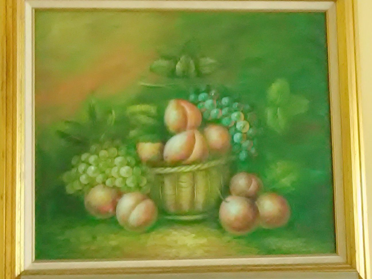Peaches 36" Oil Painting on Canvas