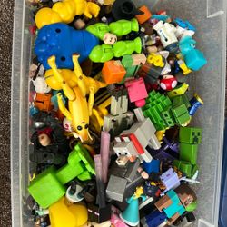 Large Container Of Tech Decks, Fortnite And Roblox Toys