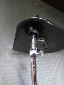 Electronic triggered Cymbal by Alesis, with partial stand