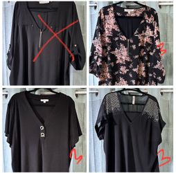 Women’s Blouses 2x & 3x 