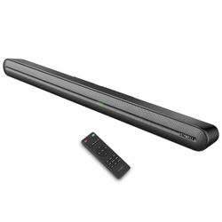 Heymell 150W 2.0ch Soundbar For TV, 3D Surround Sound Bars For TV, 6X Speakers Bluetooth Soundbar Built In Subwoofer, Clear Sound No Noise TV Speakers
