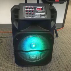 15 Inch Rechargeable Bluetooth Speaker/aux/fm/USB And SD Port/microphone For Karaoke/brand New!!