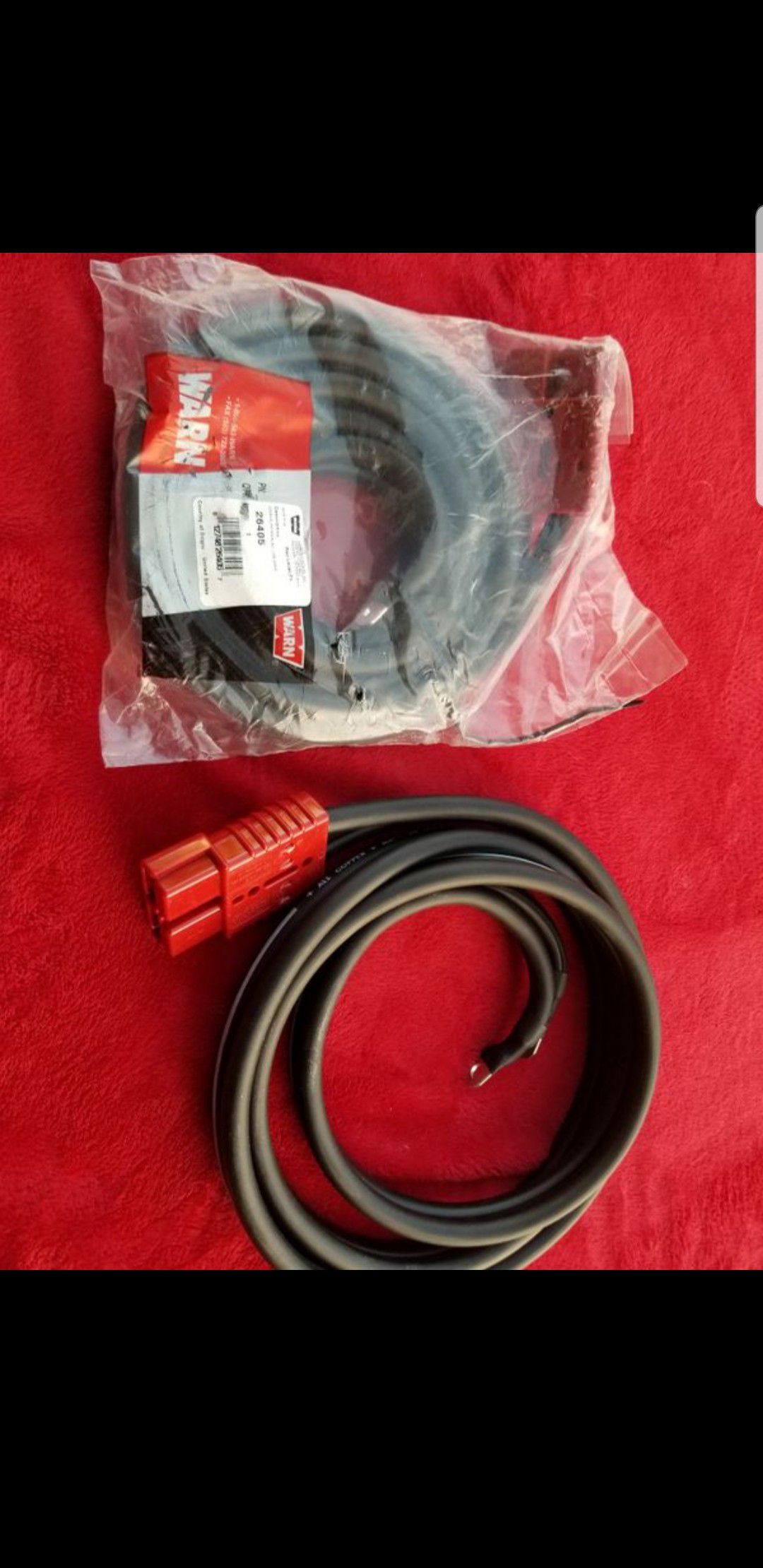 🔥WARN QUICK CONNECT POWER CABLE FRONT 90IN. 26405🔥