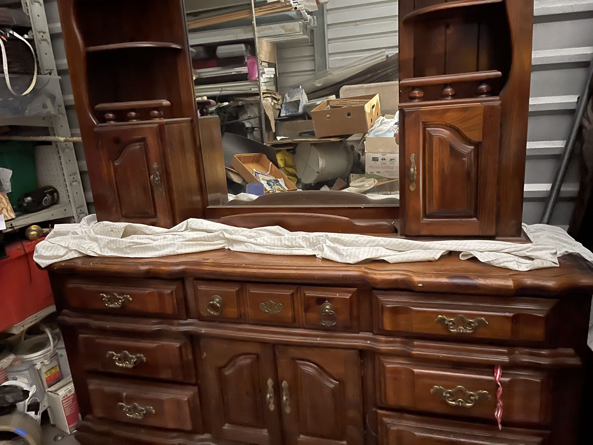 Priced For Quick Sale- Beautiful 9 Drawer Dresser Only And One Nightstand