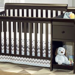 Baby Crib And Changer + Mattress 