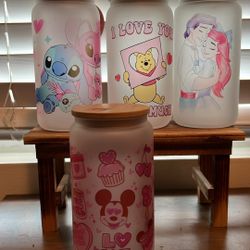 Valentine Glass Cups