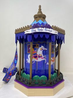 Disney Parks King Arthur Carrousel Light-Up Souvenir Popcorn Bucket ，Used