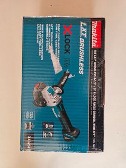 Makita 18v Brushless 4-1/2 to 5" Angle Grinder 2 blades include (Tool-Only)