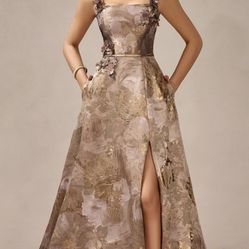 Formal Taupe Multi Gown