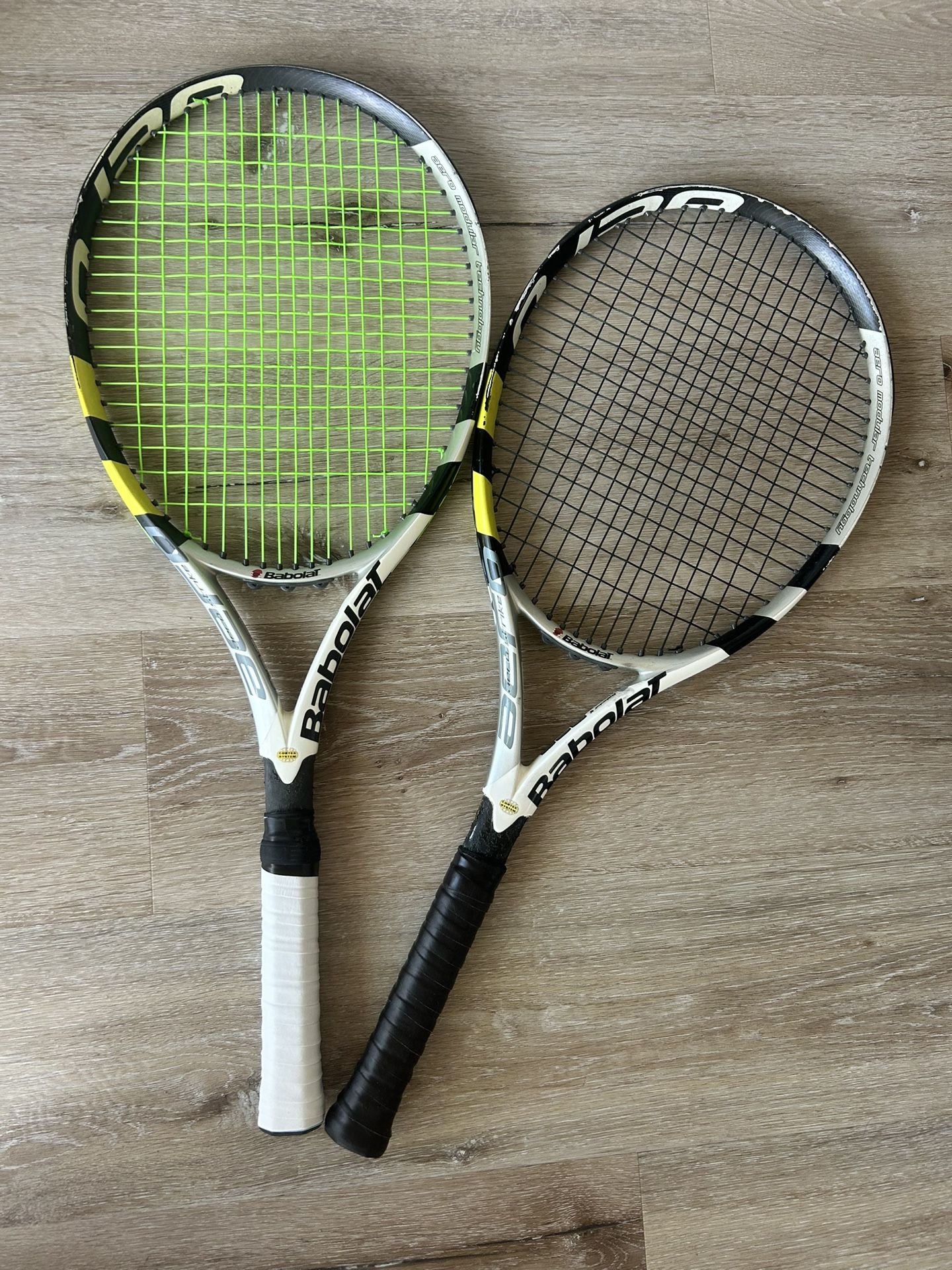 2 Of Babolat Aero Strike Tennis racket Racquet 9.7 Oz . 4 1/4