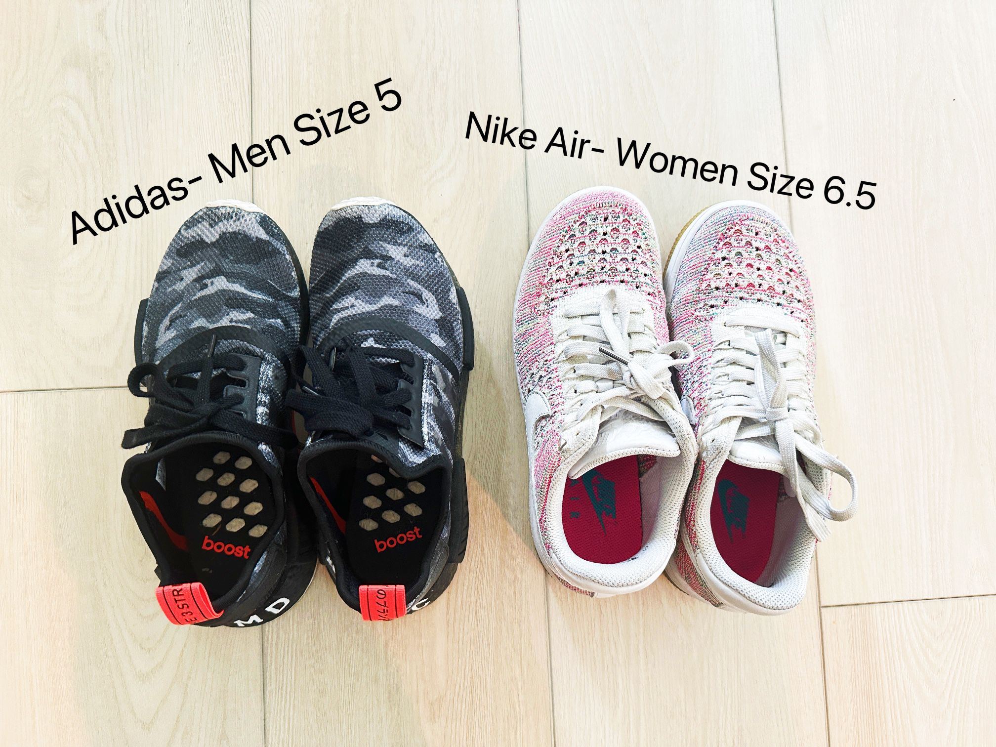 Nike, Adidas Shoes for Women, Bundle of 2