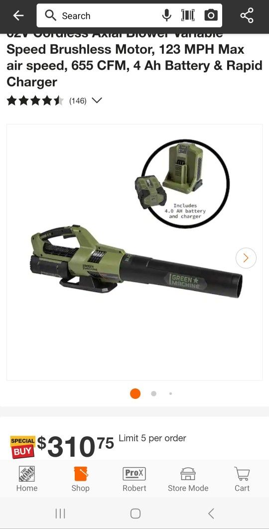 Green Machine Leaf Blower Kit