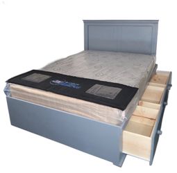 Chest Bed Solid Wood Custom Full