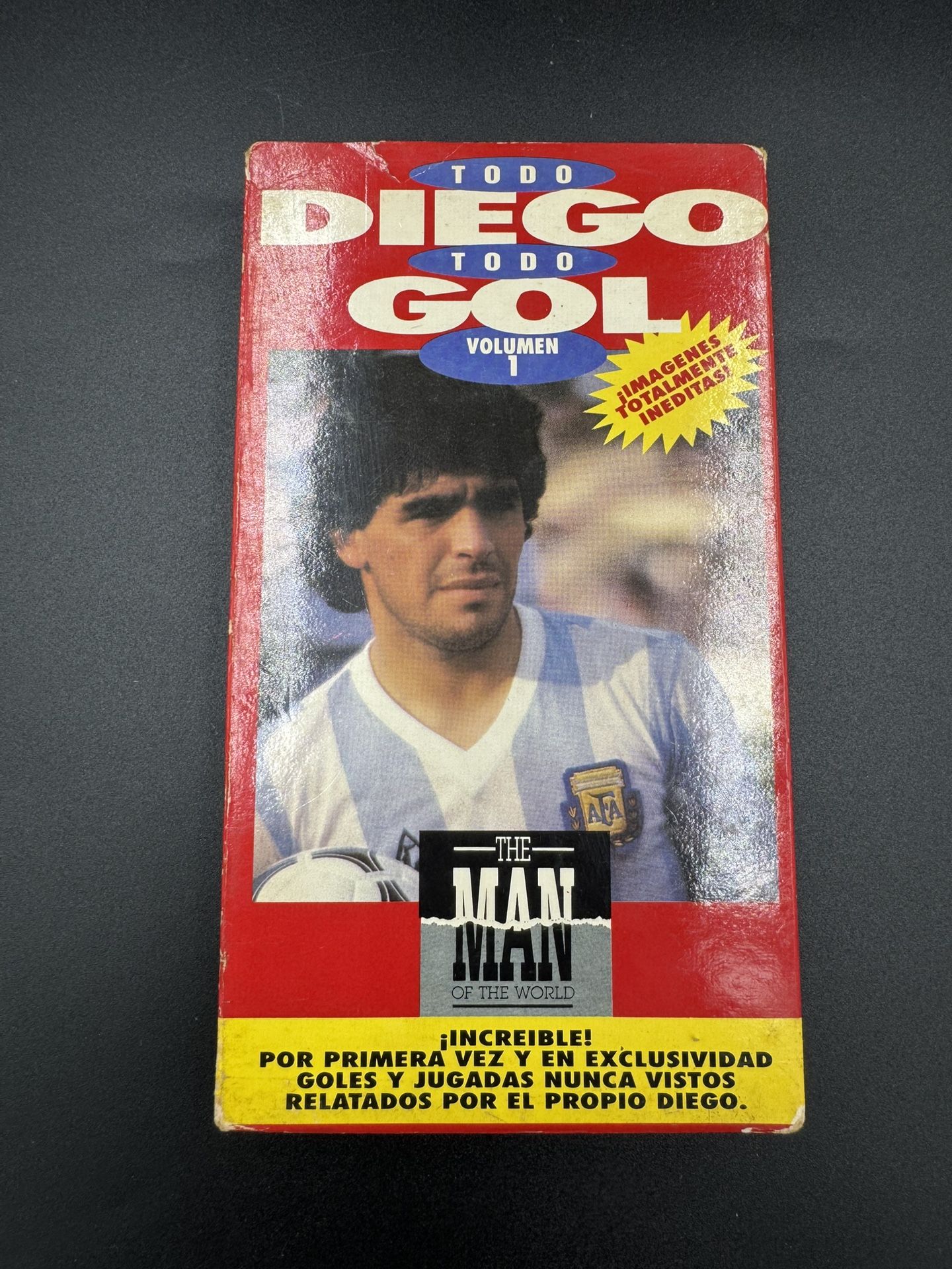 Todo Diego Todo Gol Volumen 1 - Maradona Soccer VHS Video Tape Very Rare The Man