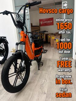 save 650 on cargo e-bike  family electric bike