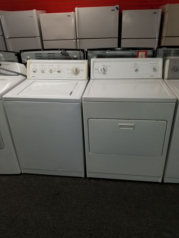 Kenmore electric top load set washer and dryer in excellent condition