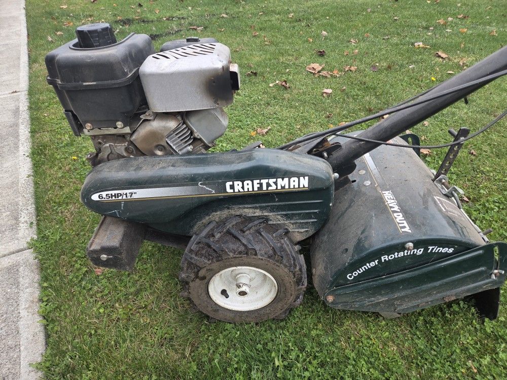 Craftsman tiller..
