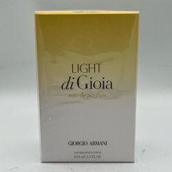 Light Di Gioia by Giorgio Armani EDP 3.4 oz 100 Ml New In Sealed Box *Authentic*