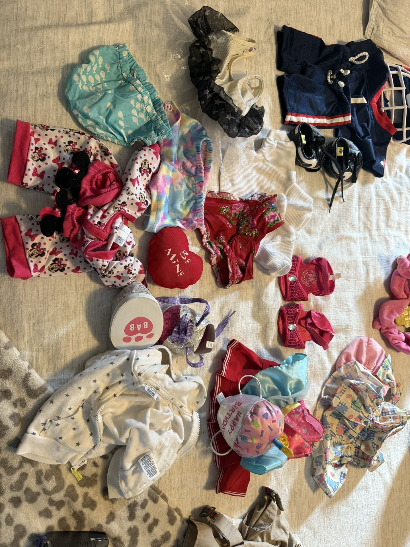 25 Pieces Of BAB. Build A Bear Clothing, Shoes, Etc