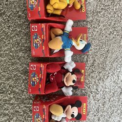 Mickeys Mattel Disney Cuddle Collectible Figures 