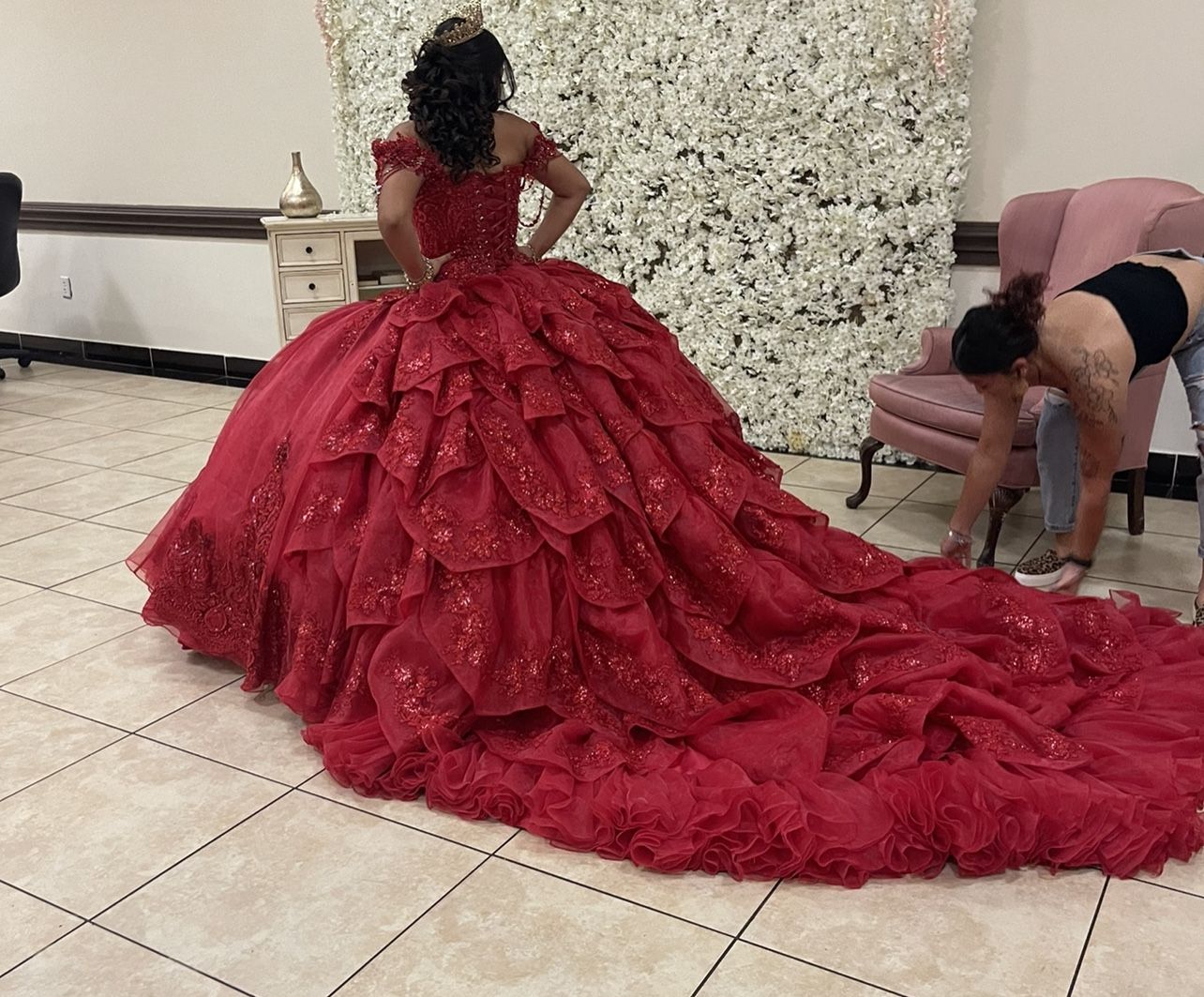 Quinceanera dress Viank a Mansur Designer