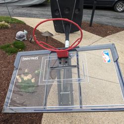 Spalding 7-10ft Adjustable Basketball Hoop- Water Or Sand Base