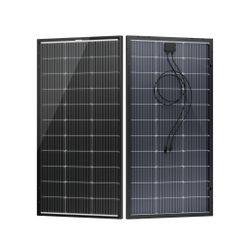 BougeRV 100W 12V 10BB Mono Bifacial Solar Panel