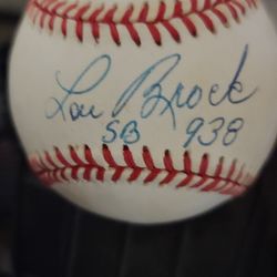 Lou Brock Baseball 