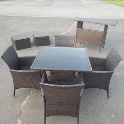 8 Piece Patio Dining Set